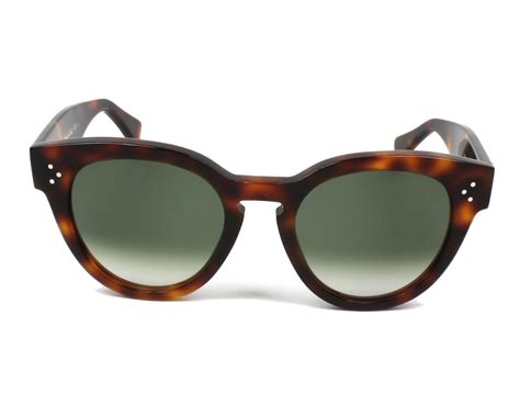 celine 41049 s|CELINE Thin Preppy Sunglasses CL 41049/S Havana.